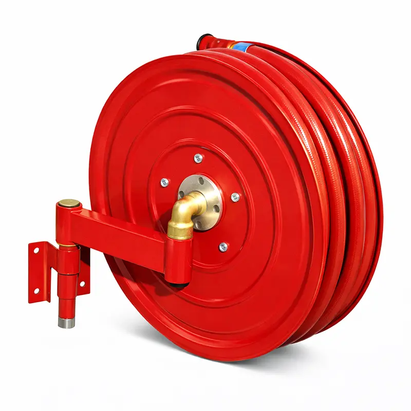 Manueller Feuerwehrschlauchaufroller